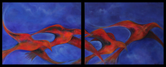 Acrylic Painting - Vivid Flight